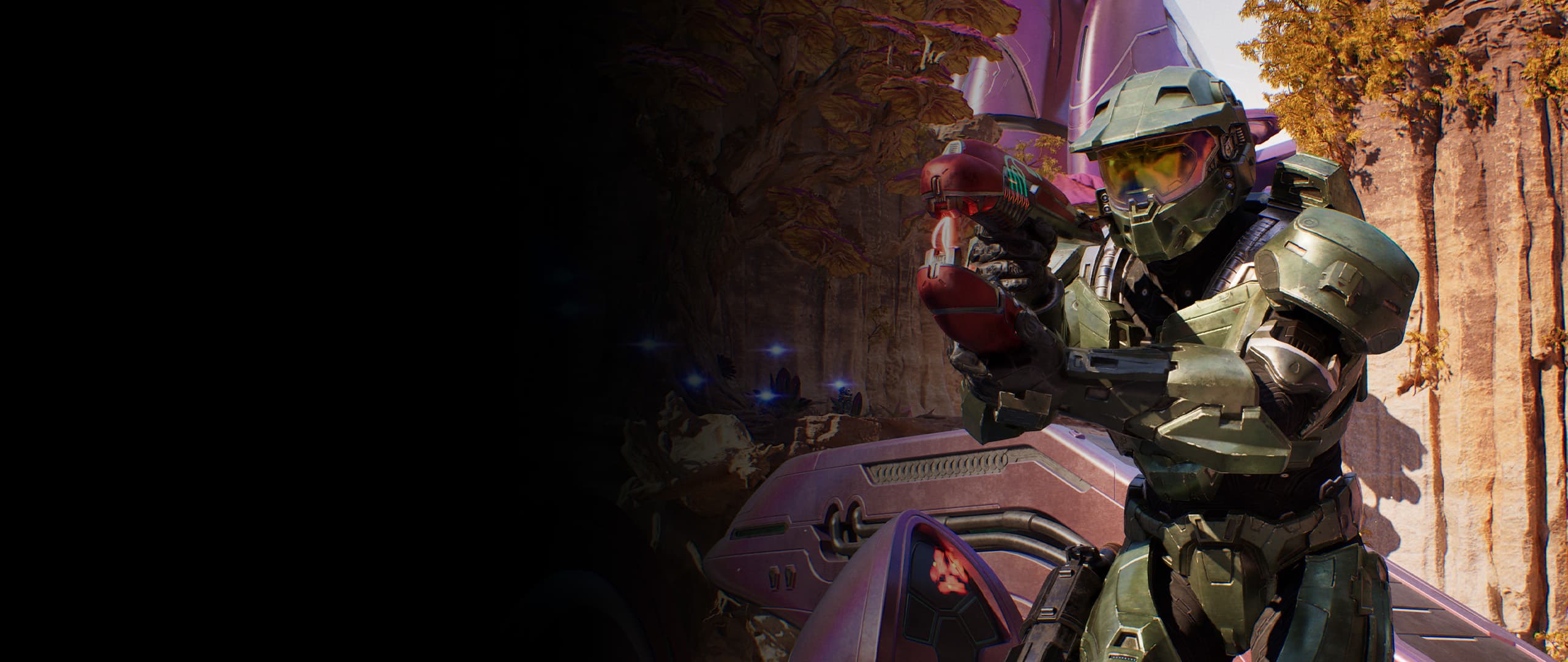 Master Chief using the expanded Halo Campaign Evolved arsenal