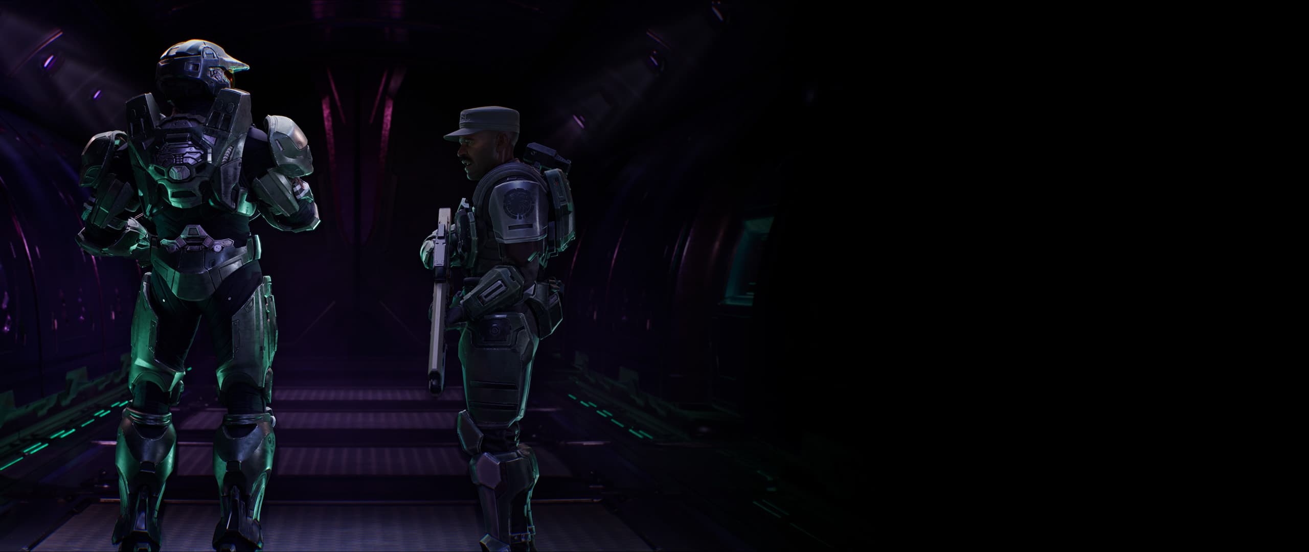 Master Chief and Sergeant Johnson in Operation Meteorite
